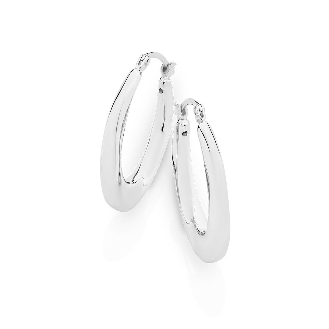 Sterling Silver Twist Creole Earrings – Speirs Jewellers