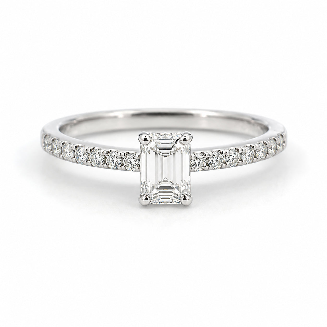 Emerald Cut Diamond Ring
