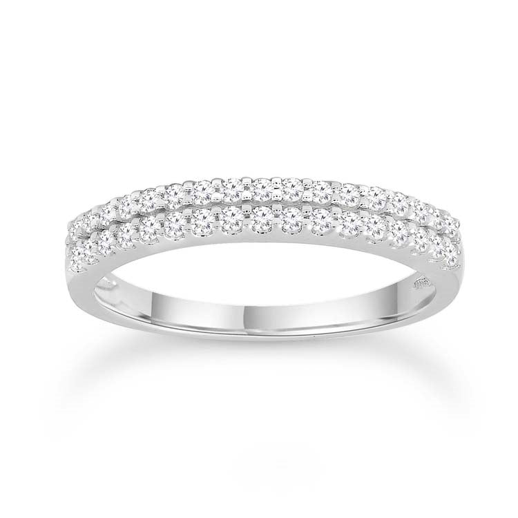 9ct W/G Diamond Ring