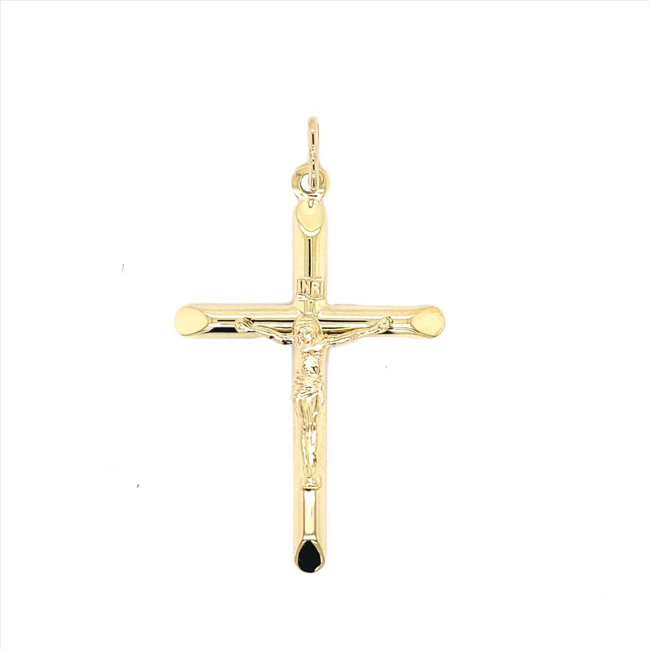 9ct Y/G Italian Crucifixion Pendant 41mm x 30mm