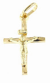 9ct Yellow Gold Crucifixion Pendant