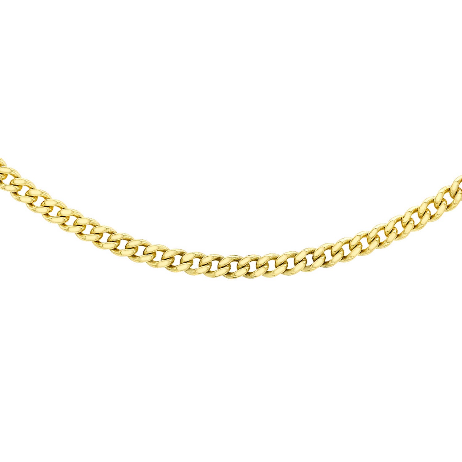 9K Yellow Gold Thin Paper Chain Bracelet