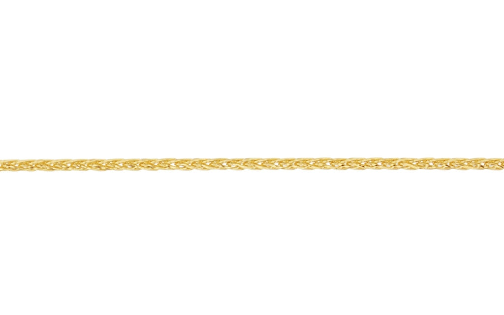 9Ct Yellow Gold Magic Wheat Chain – 1Mm, 55Cm