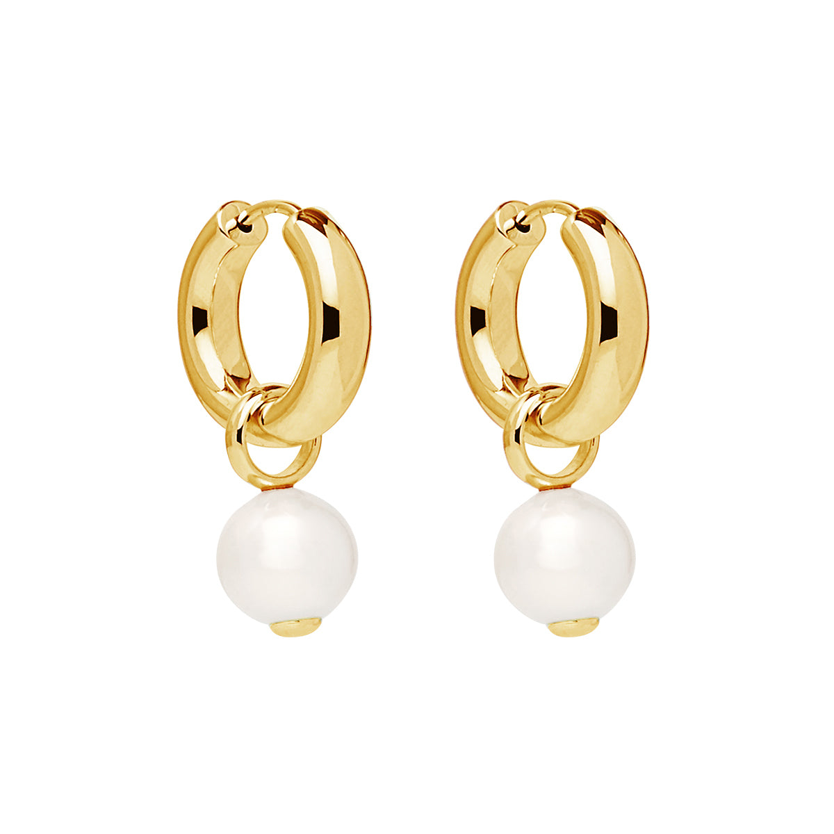 Najo Ms Perla Yellow Gold Earrings