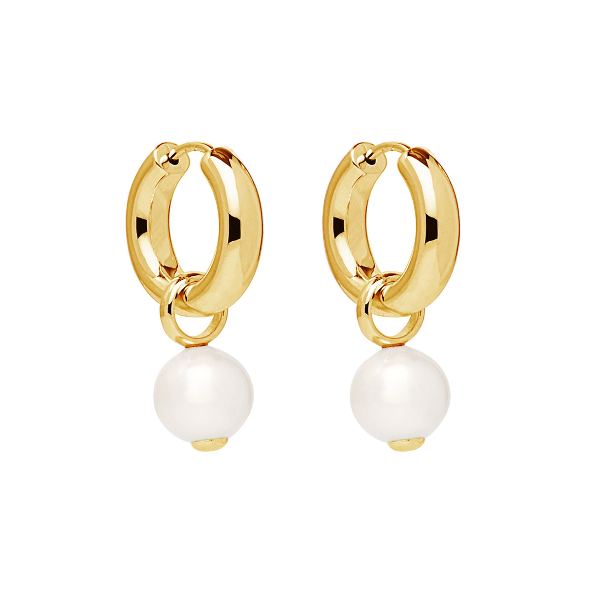 Najo Ms Perla Yellow Gold Earrings