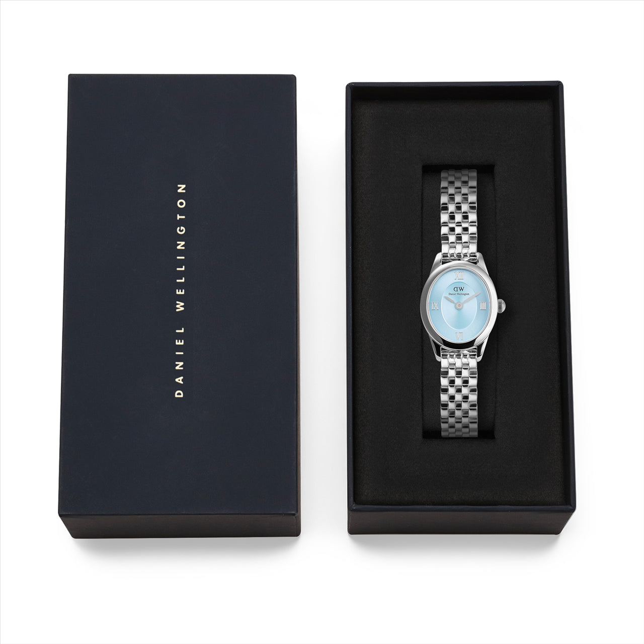 The Daniel Wellington Ophelia Mini Ice Blue Silve