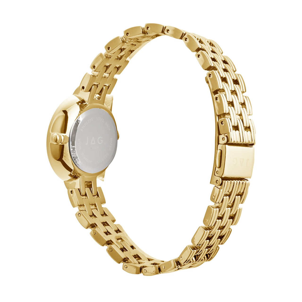 Jag Iluka Women’s White MOP Dial 30mm Gold Watch