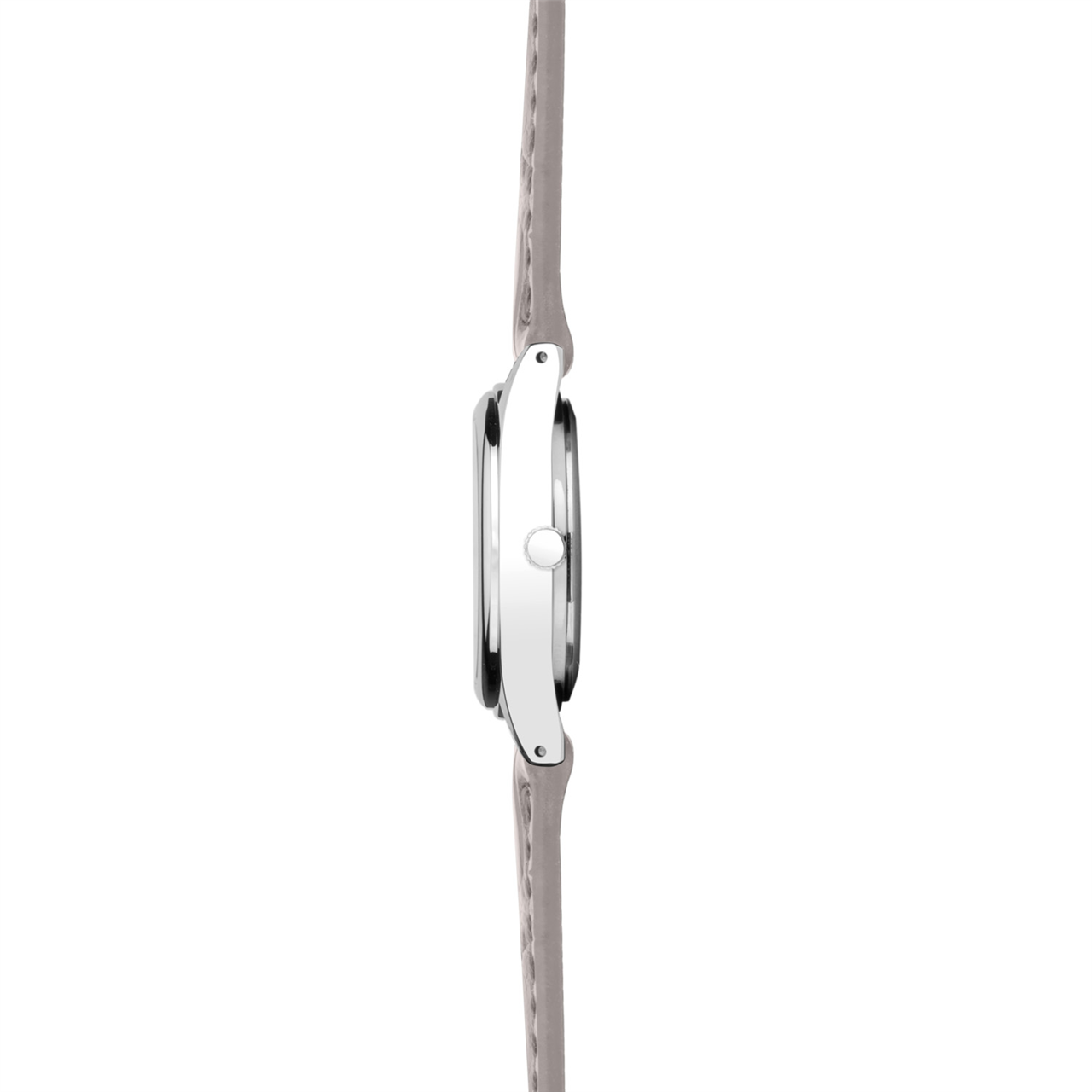 Sekonda Evans Women’s White Dial 25mm Grey Leather Strap Watch