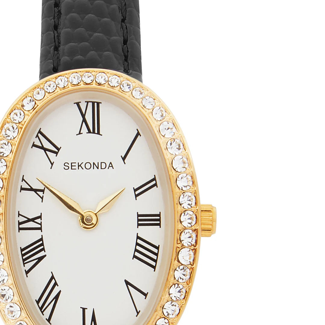 Sekonda Bellamy Crystal White Dial 23mm Women’s Watch
