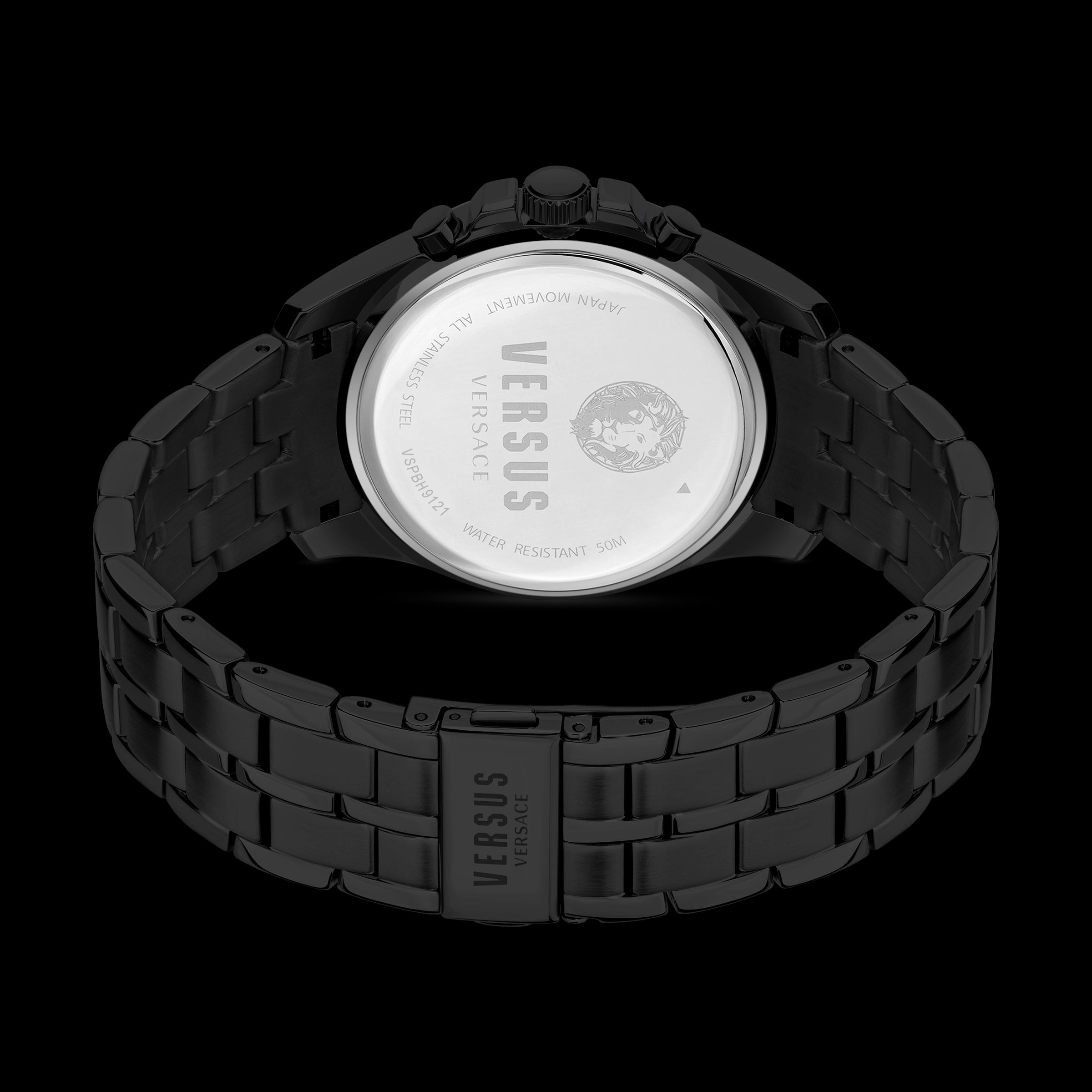 Versace Versus Chrono Lion 44mm Black Dial Gents Watch