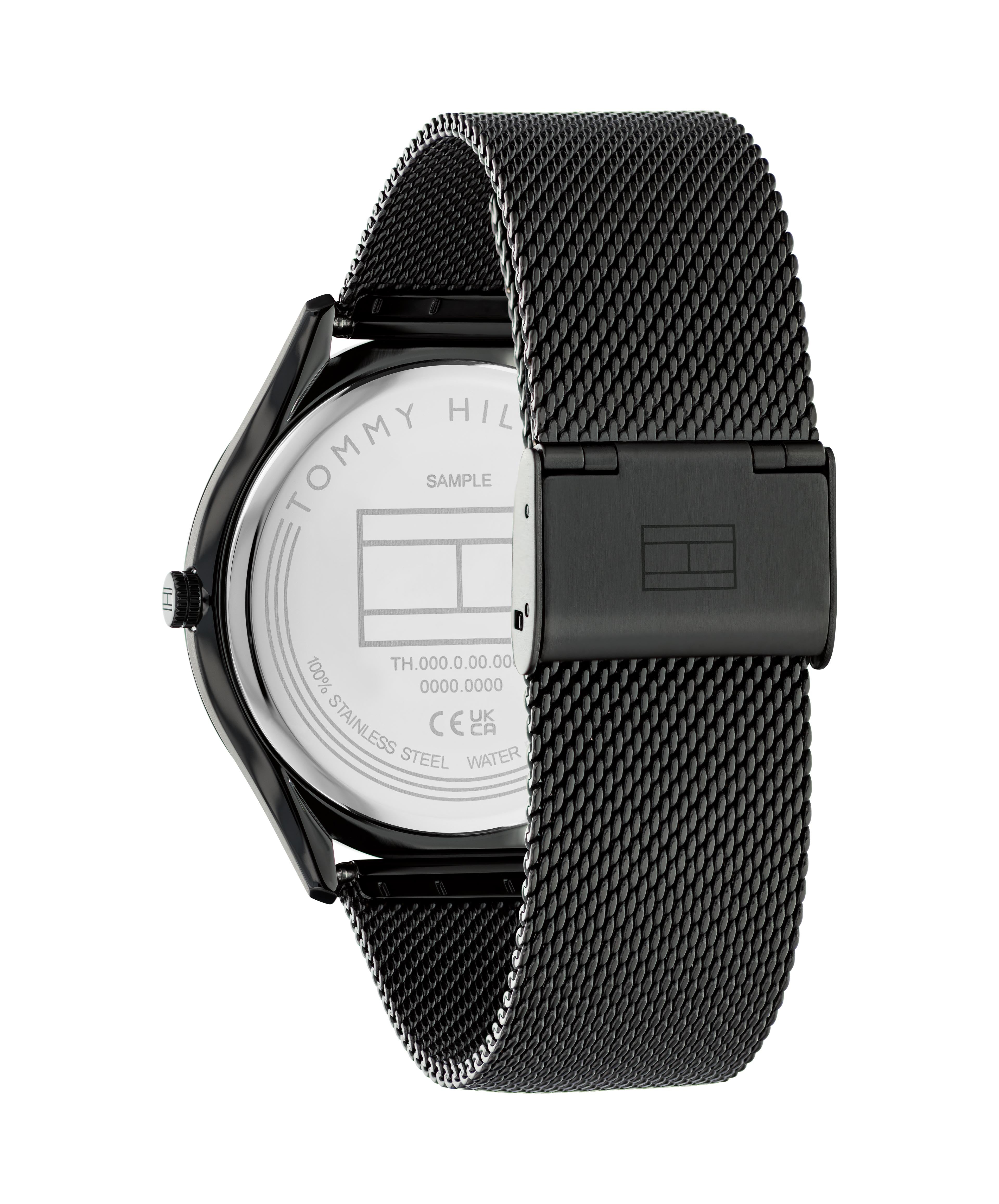 Tommy Hilfiger Becker Ionic Plated Black Steel Black Dial