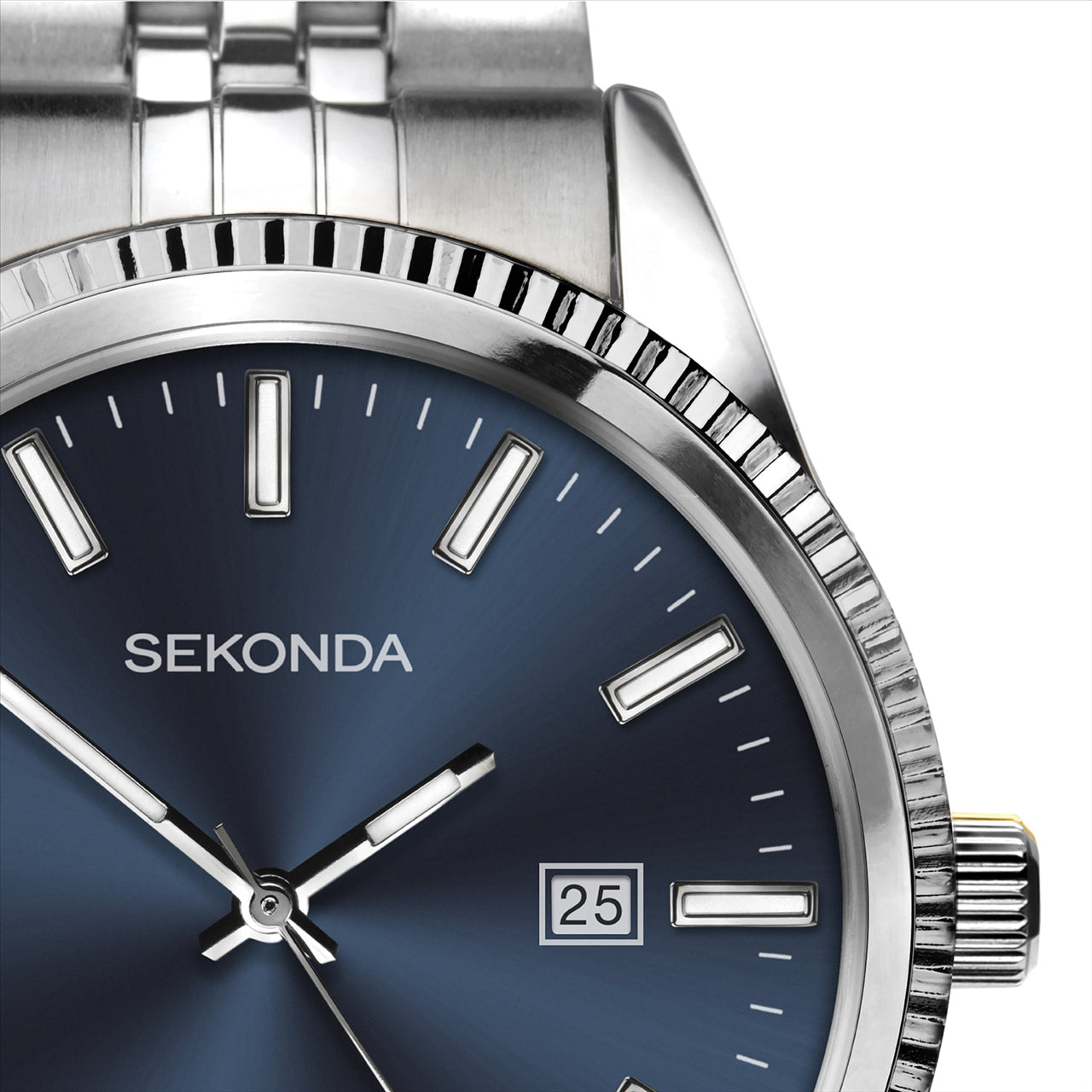 Sekonda SK1640 Men's Classic Stainless Steel Bracelet Watch