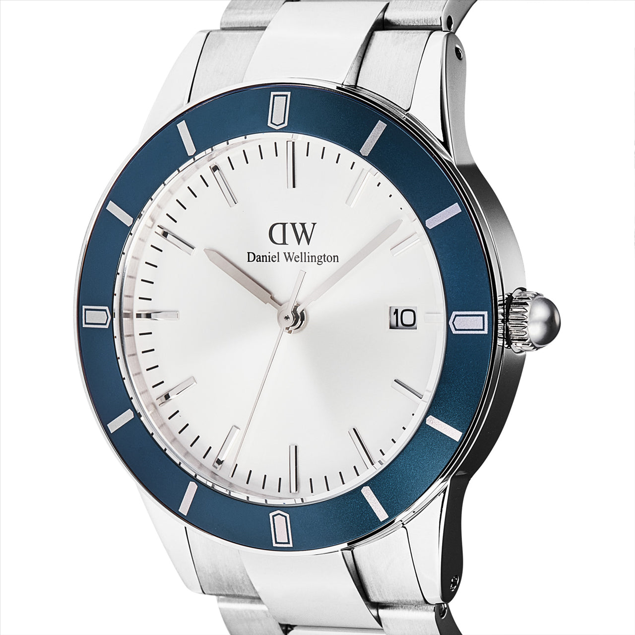 Daniel Wellington Iconic Paradigma Link Blue Bezel Silver