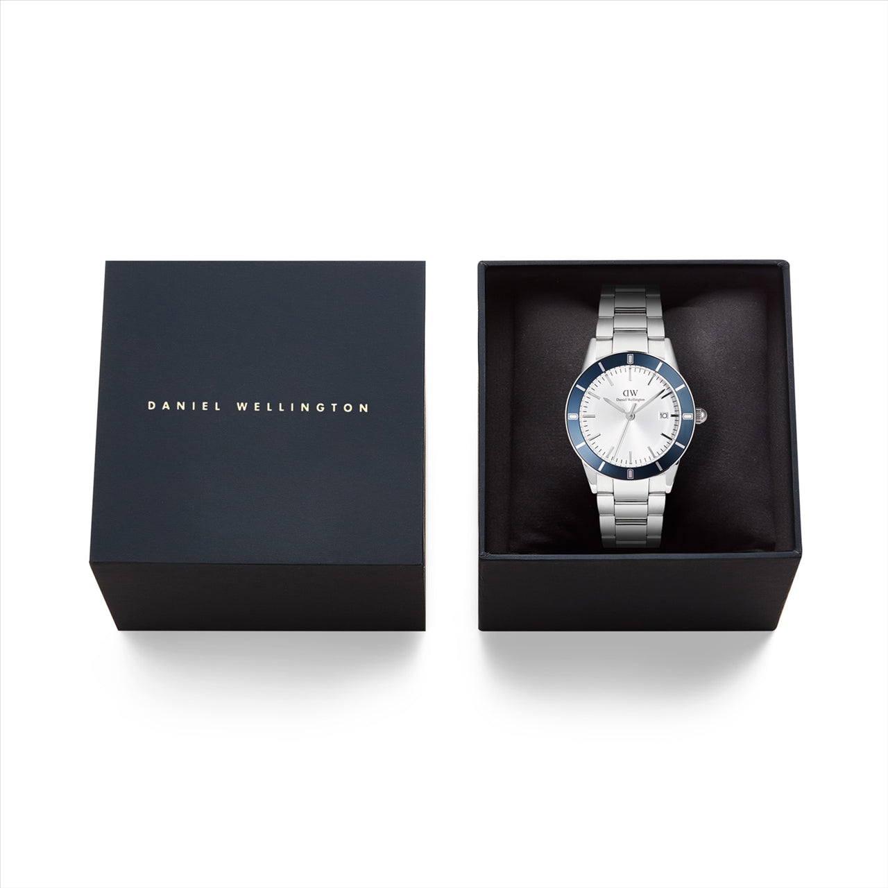 Daniel Wellington Iconic Paradigma Link Blue Bezel Silver
