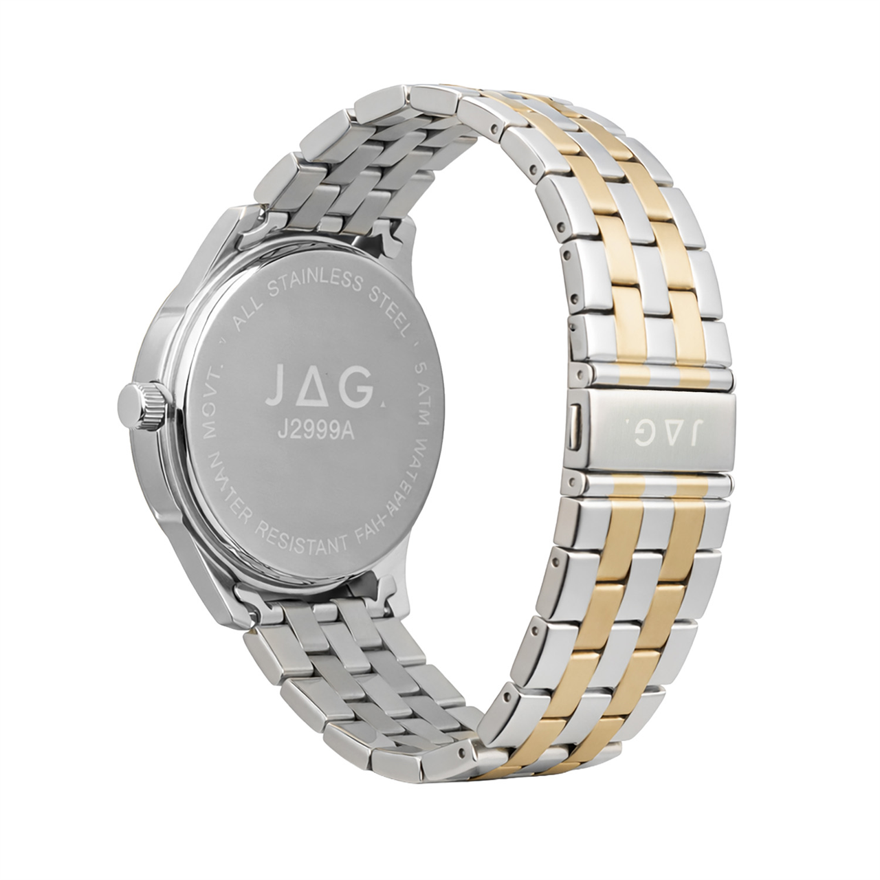 Jag William Men’s Blue Dial IPS 44mm Two-Tone Watch