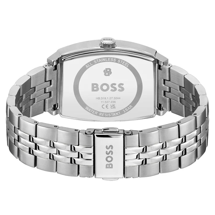 BOSS Silver Steel Black Dial Men's Watch - 1514353