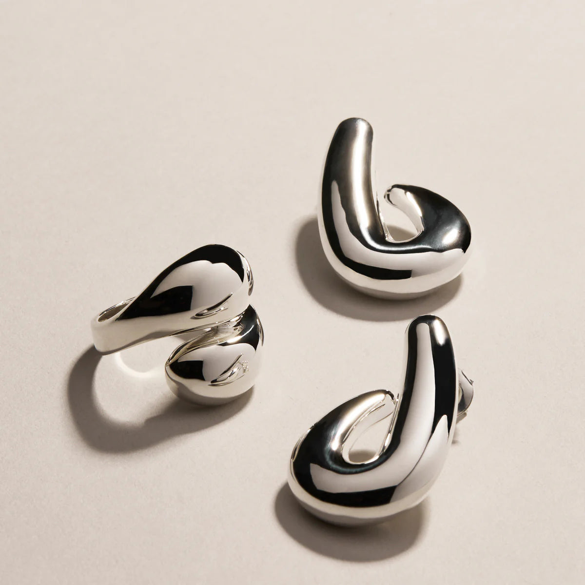 Waterfall Silver Ring