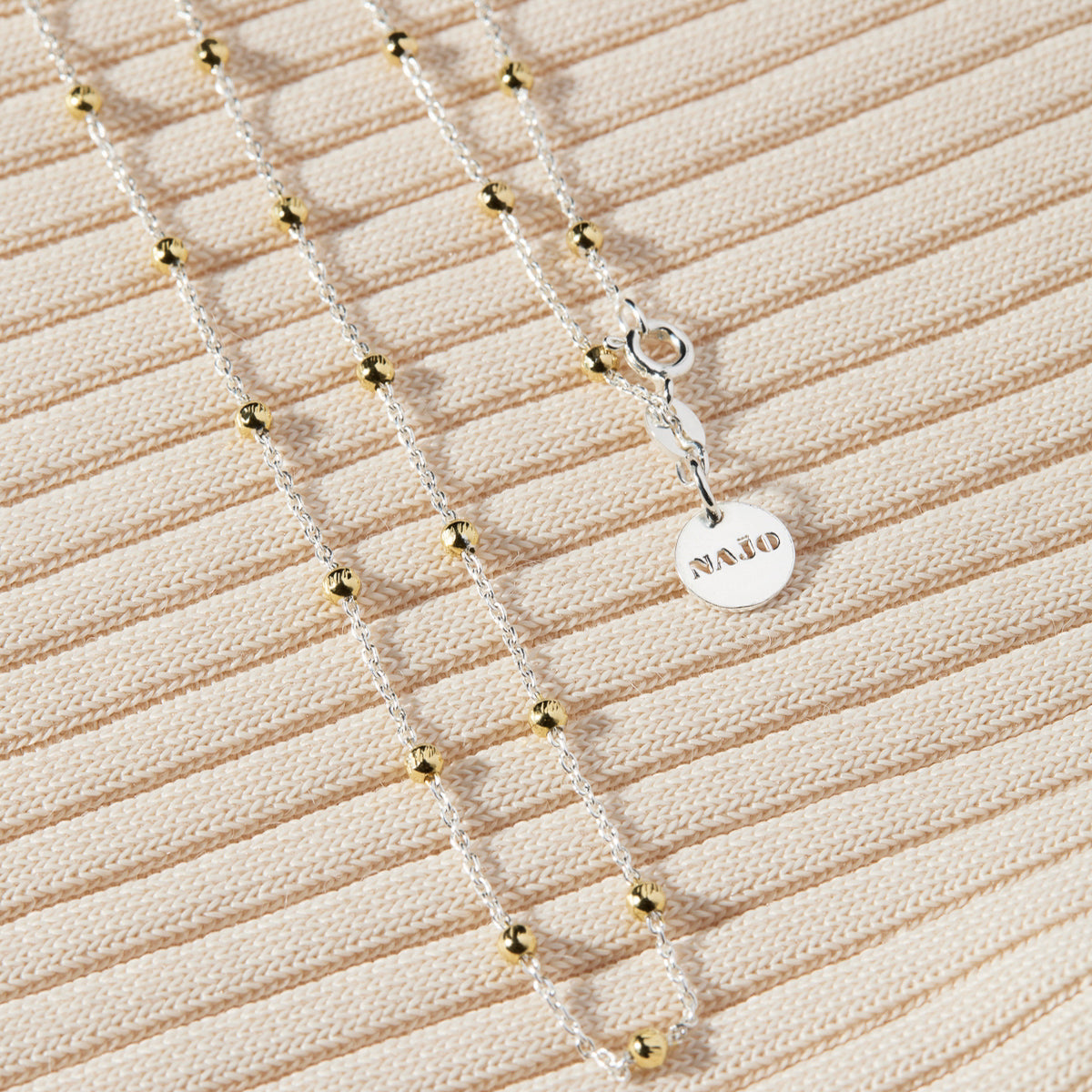 Najo Algonquin Necklace Yellow Gold & Silver