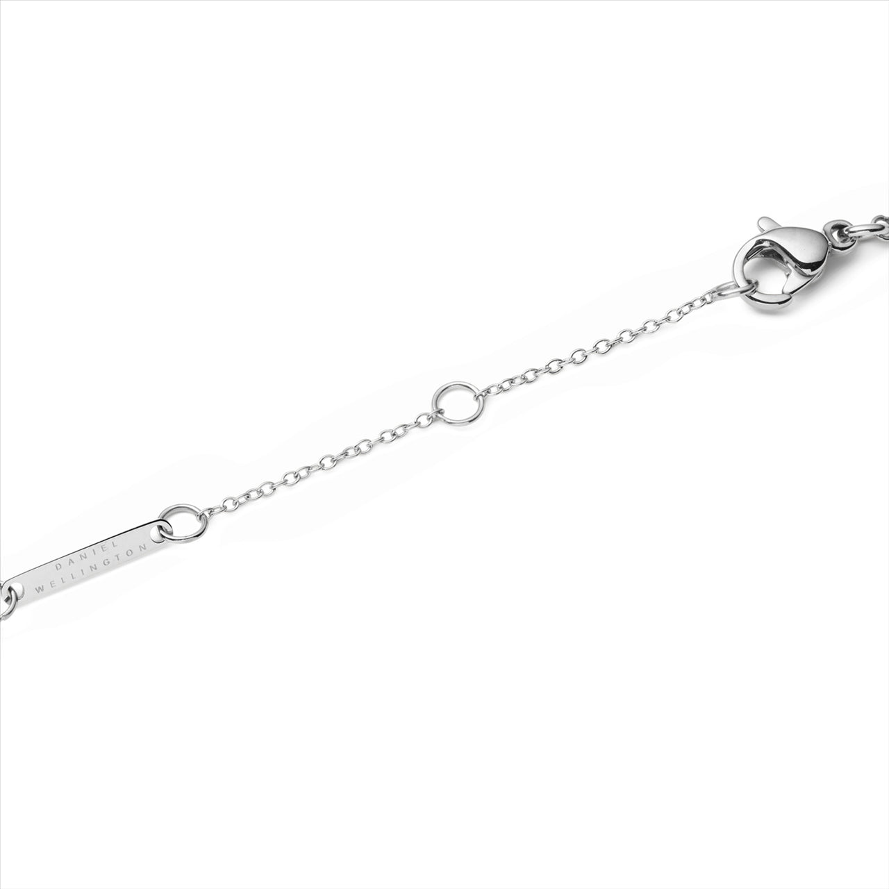 Daniel Wellington Audrey Necklace Black Agathe Silv Dw00401456