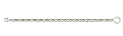Thomas Sabo C/Club Silver Belcher Bracelet 14.5cm