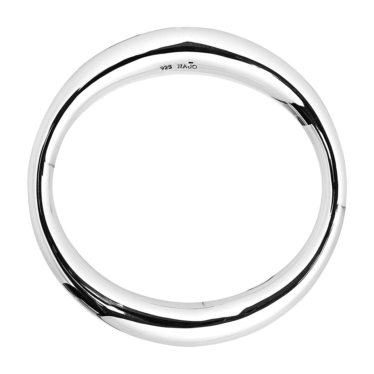 Najo S/S O Shaped 13Mm Tapered Tube Bangle 67Mm