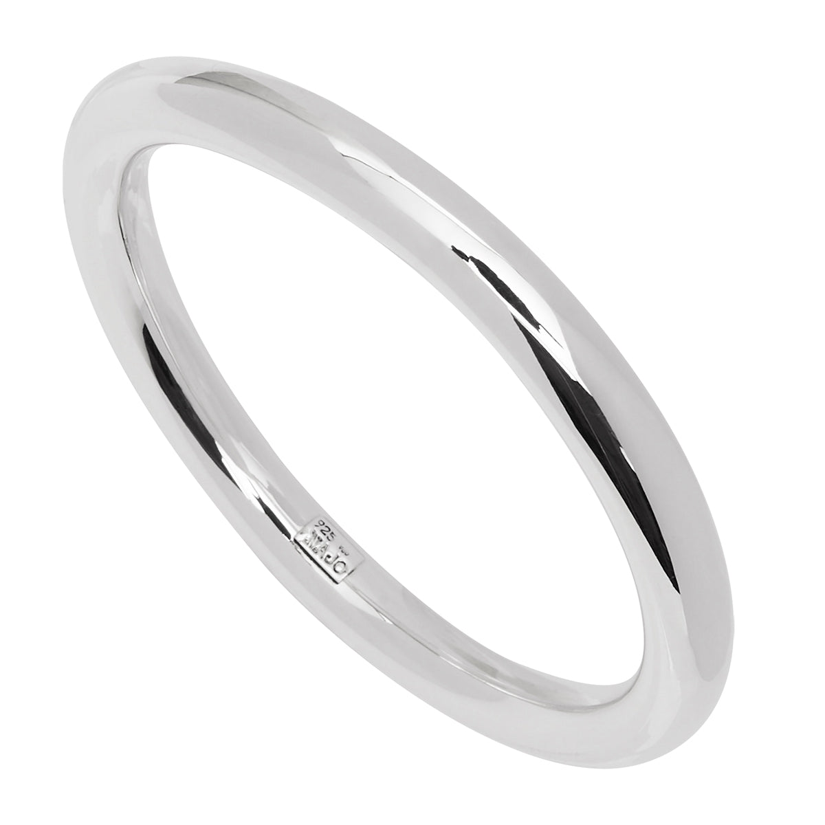 Najo 8mm Silver Golf Bangle (64mm)