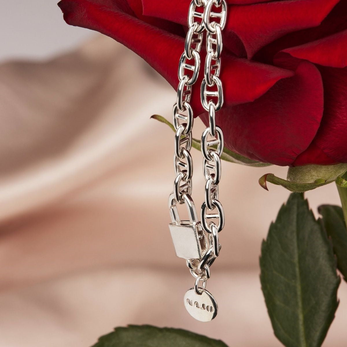 Najo Love Lock Chain Bracelet