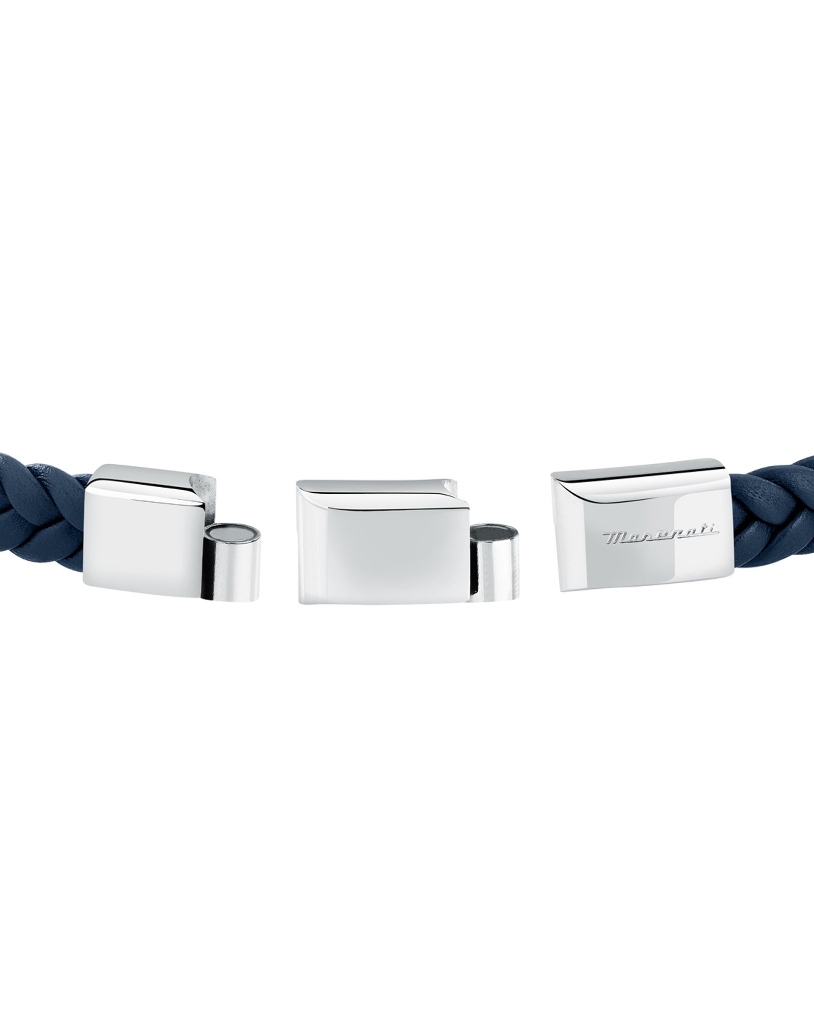 Maserati Recycled Leather & Stainless Steel Bracelet Jm4249ik03