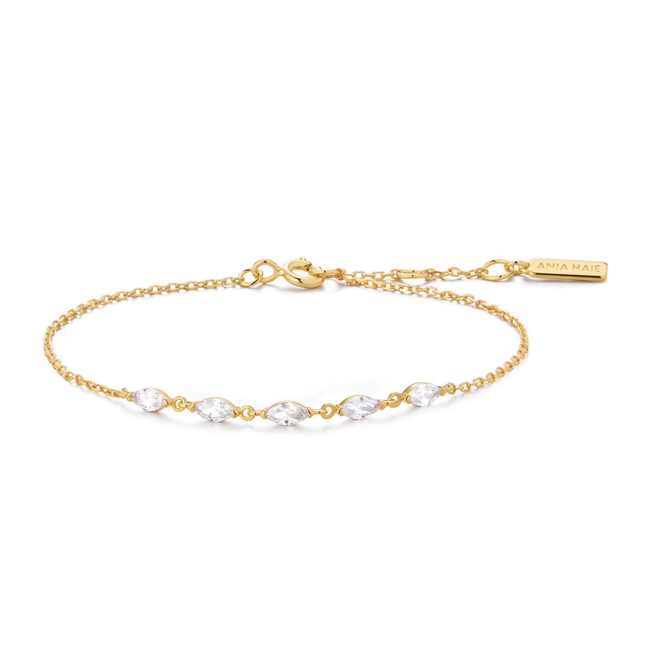 Ania Haie Luna Gold CZ Multi Marquise Bracelet
