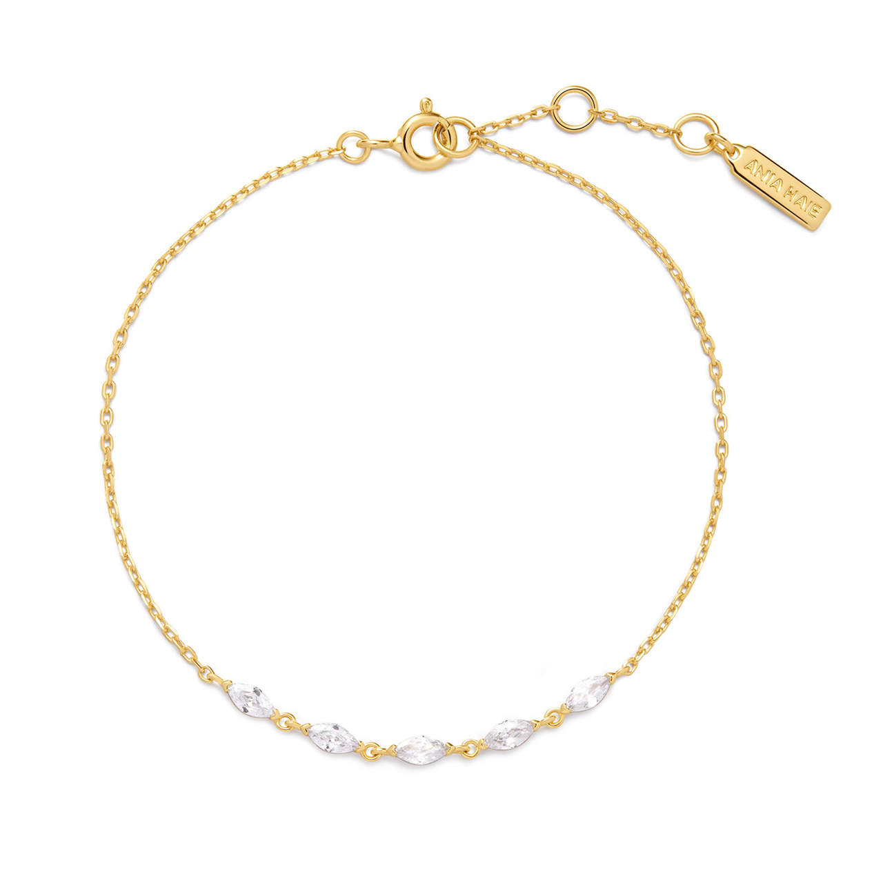 Ania Haie Luna Gold CZ Multi Marquise Bracelet