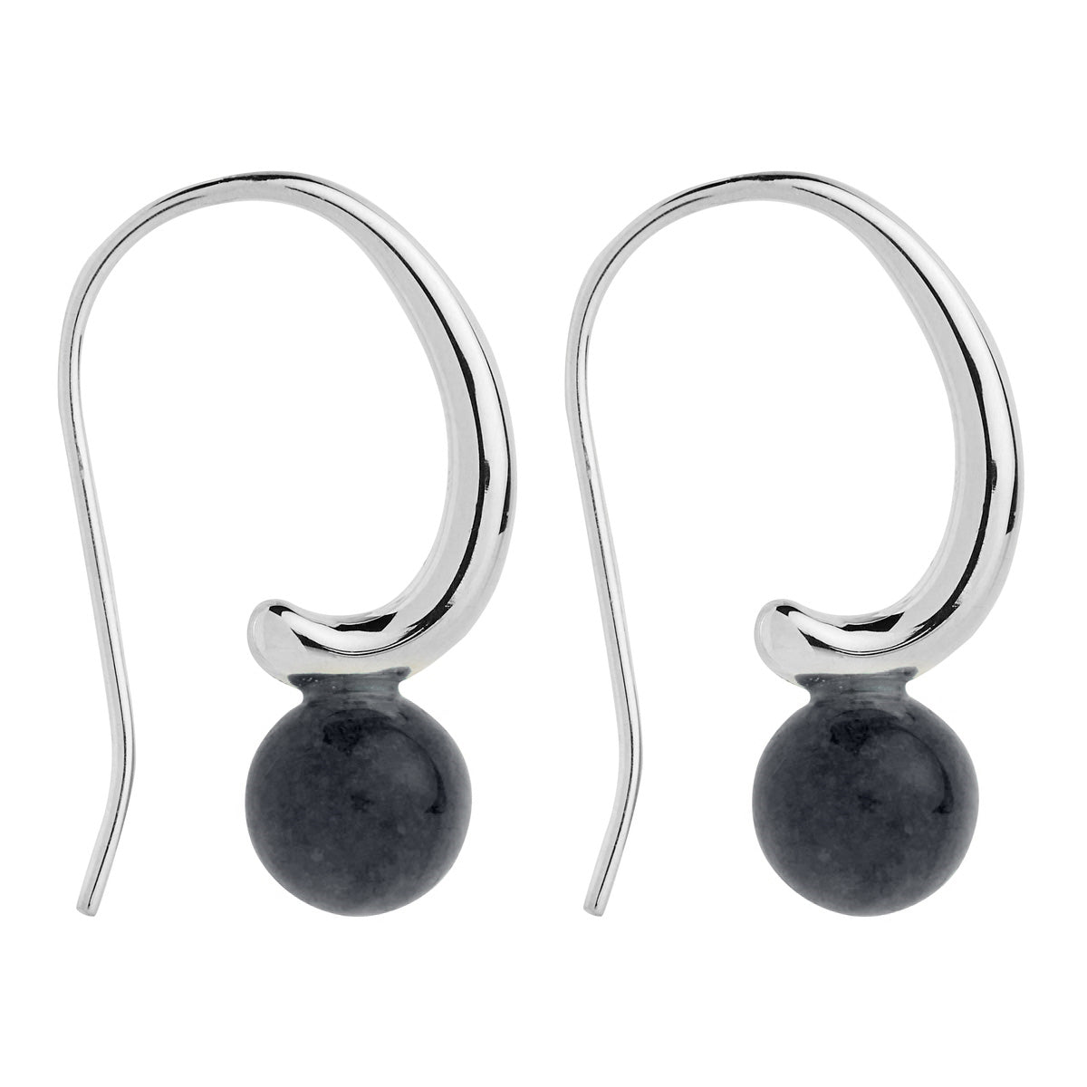 Najo Fern Black Onyx Earrings