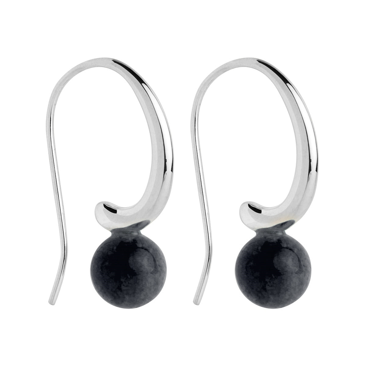 Najo Fern Black Onyx Earrings