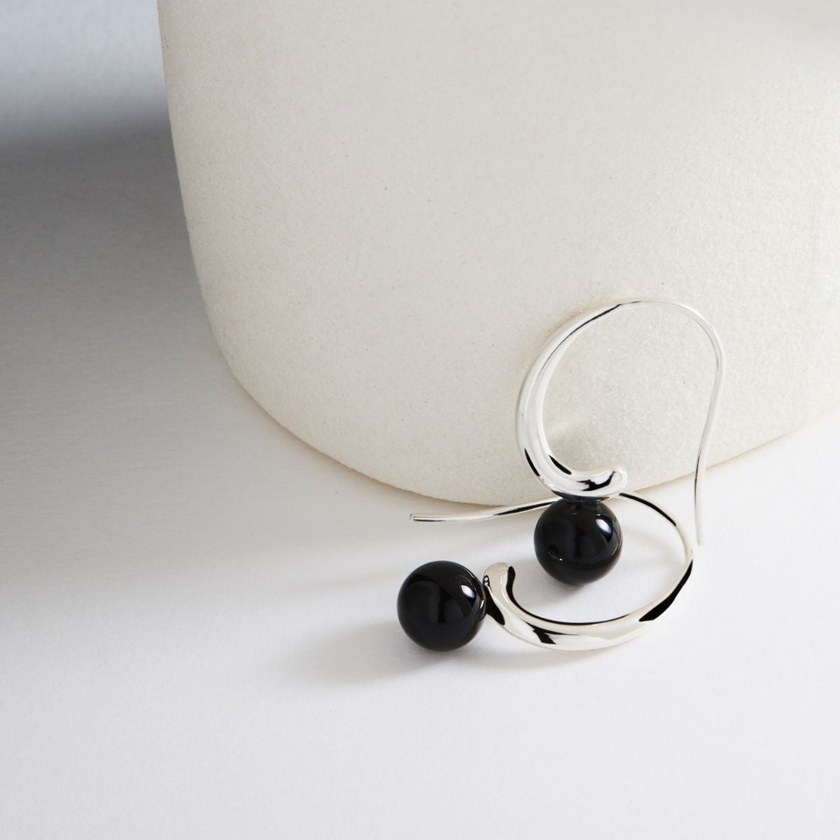 Najo Fern Black Onyx Earrings