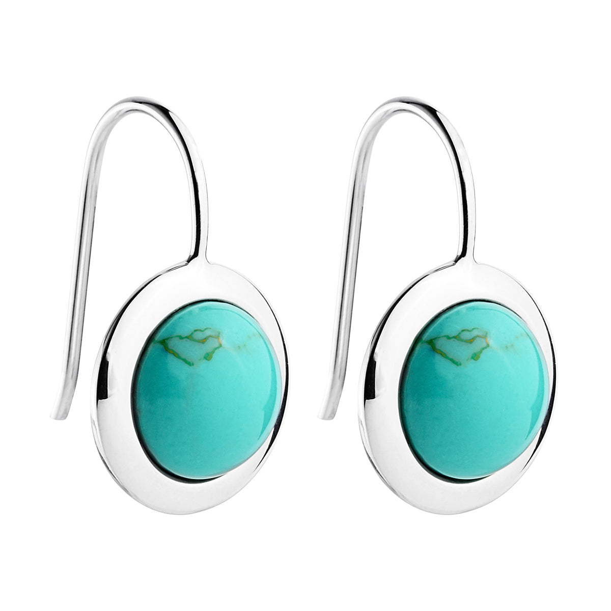 Najo Husk Turquoise Drop Earring