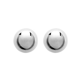 Sterling Silver 8mm Ball Stud Earrings