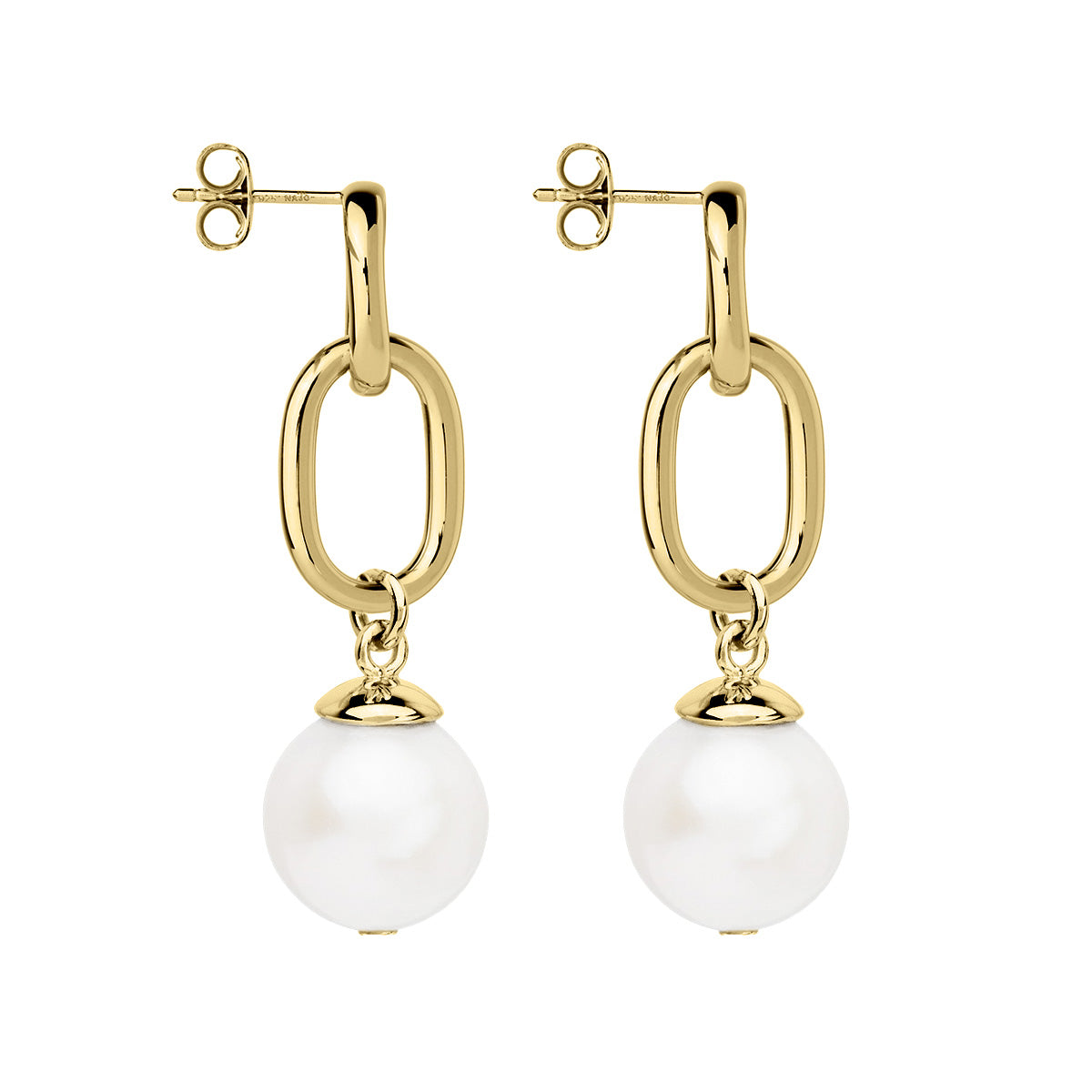 Najo Gold Sea Nymph Pearl Drop Earrings