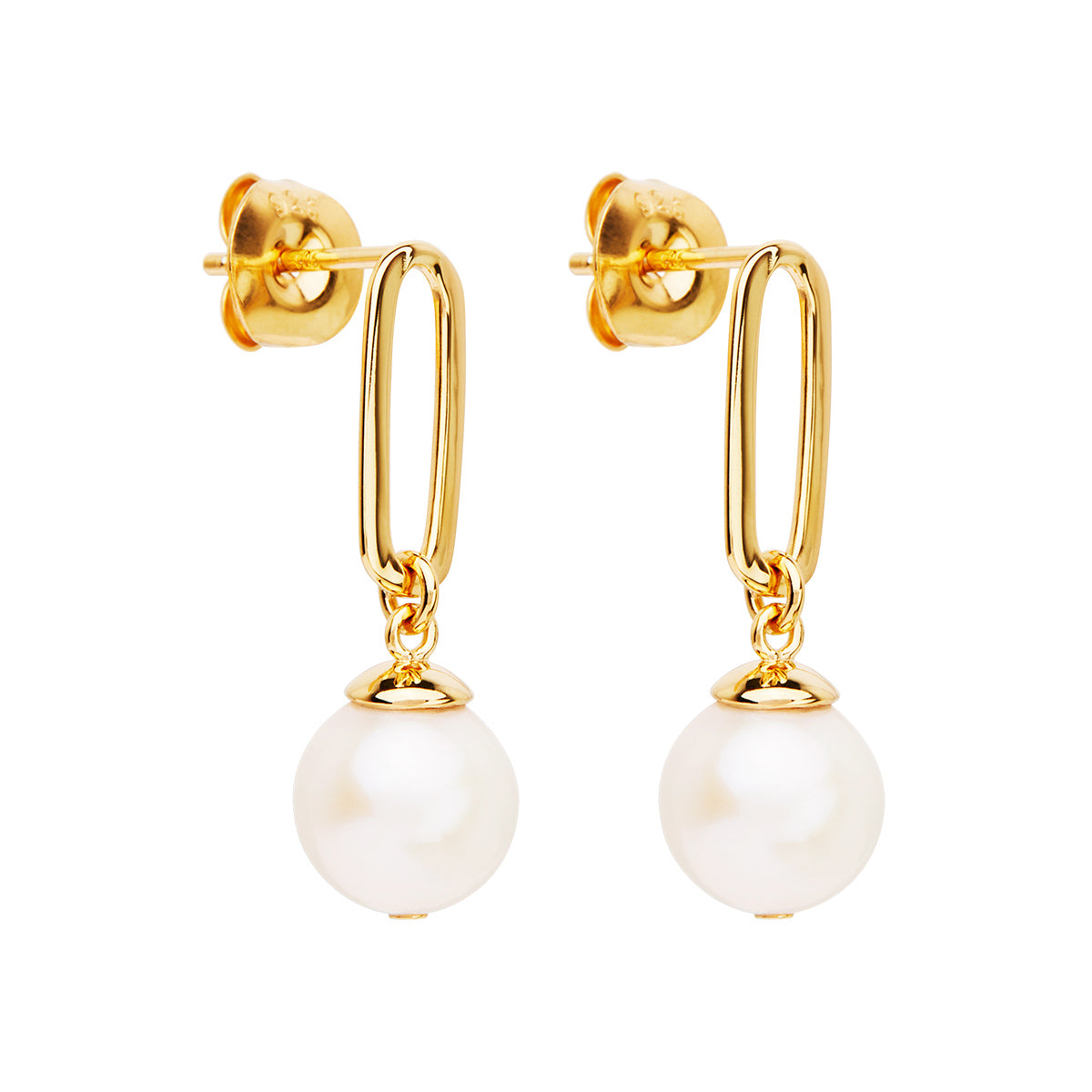 Najo The Enchantress Pearl Drop Stud Earrings