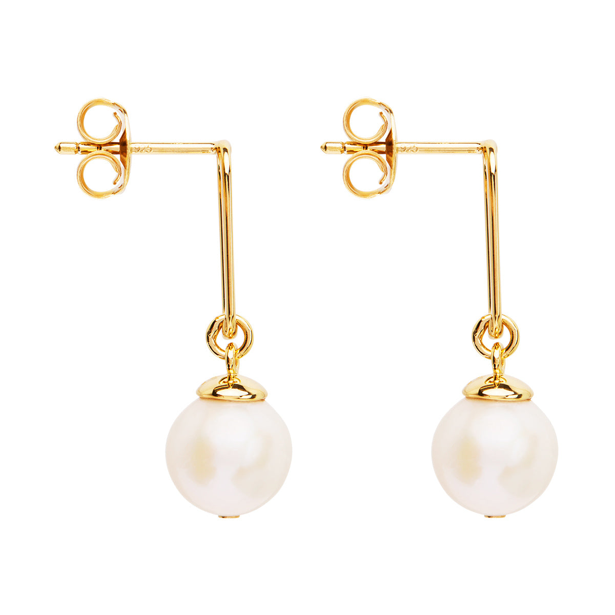 Najo The Enchantress Pearl Drop Stud Earrings