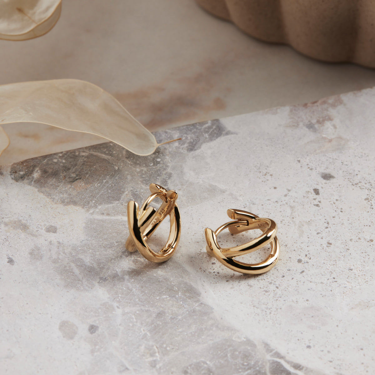 Najo Moonkiss Huggie Earrings E7229