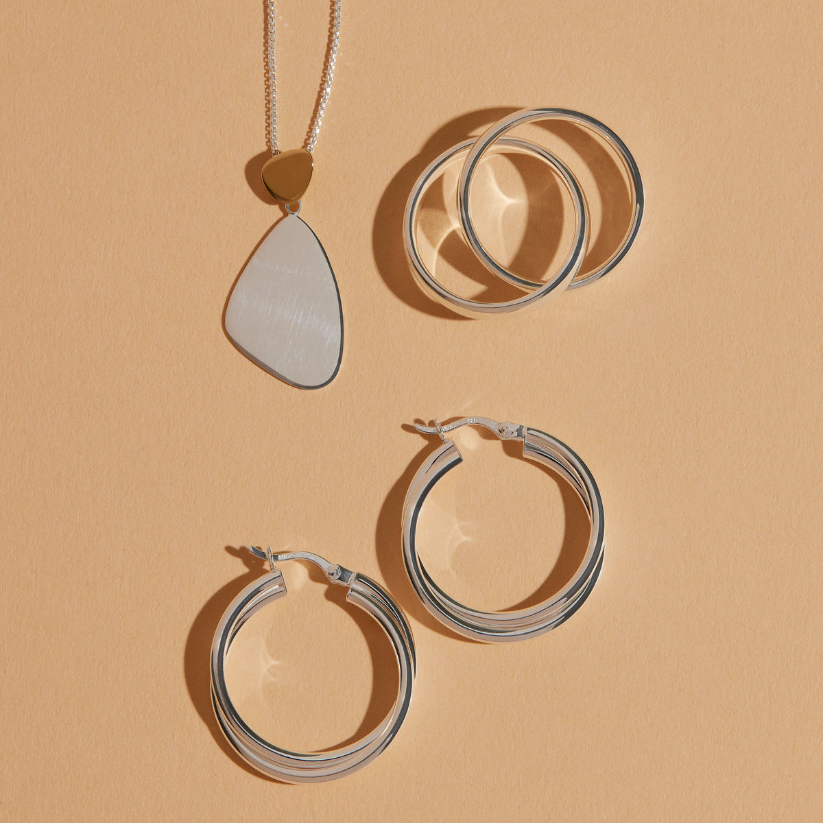 Najo Duet Hoop Earrings