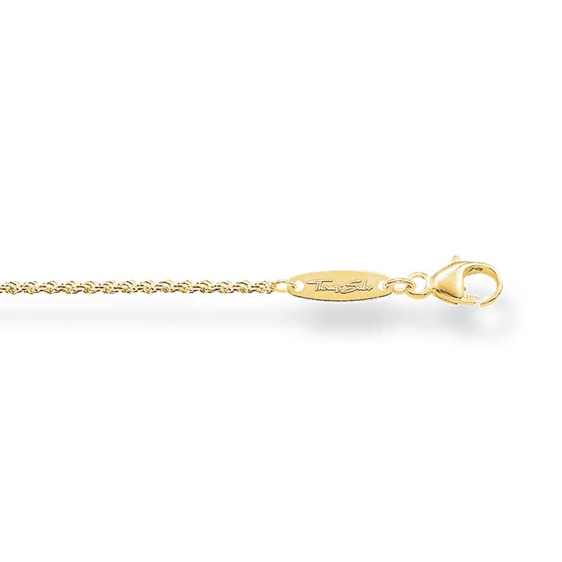 Thomas Sabo Fine Rope Chain Yellow Gold Plated 40cm