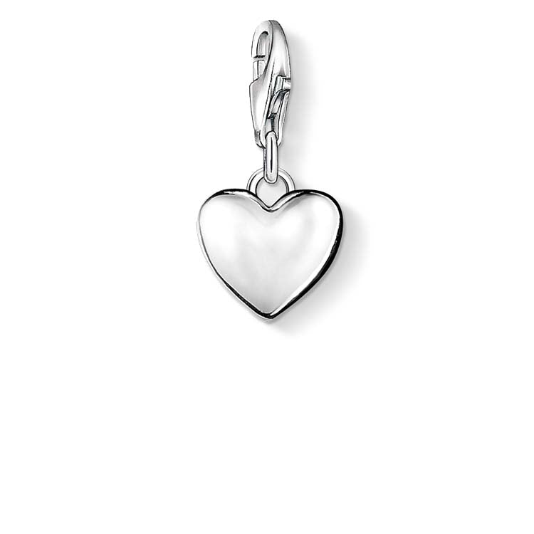 Thomas Sabo C/Club Solid Domed Heart Sterling Silver