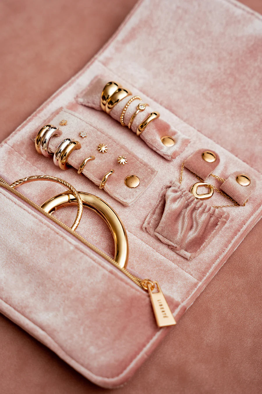 Liberte Soft Pink Jewellery Wallet