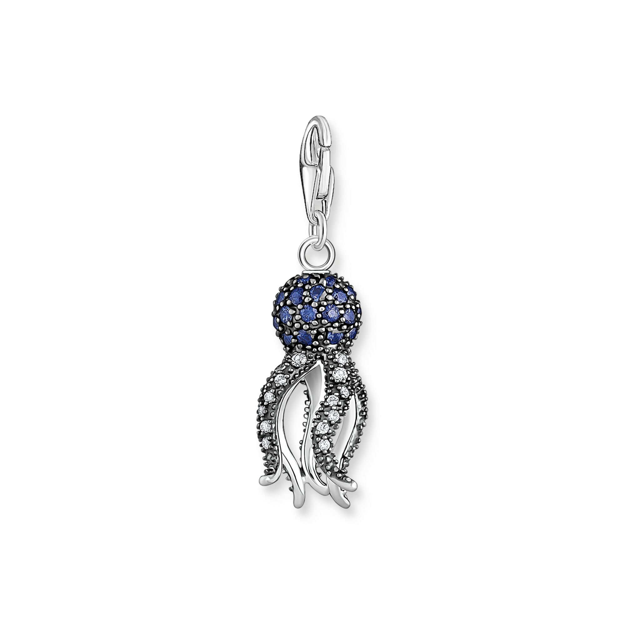 Thomas Sabo Charm pendant octopus with blue stones