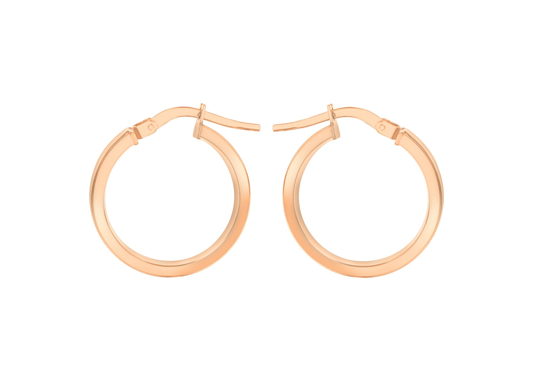 Rose Gold Hoop Earrings