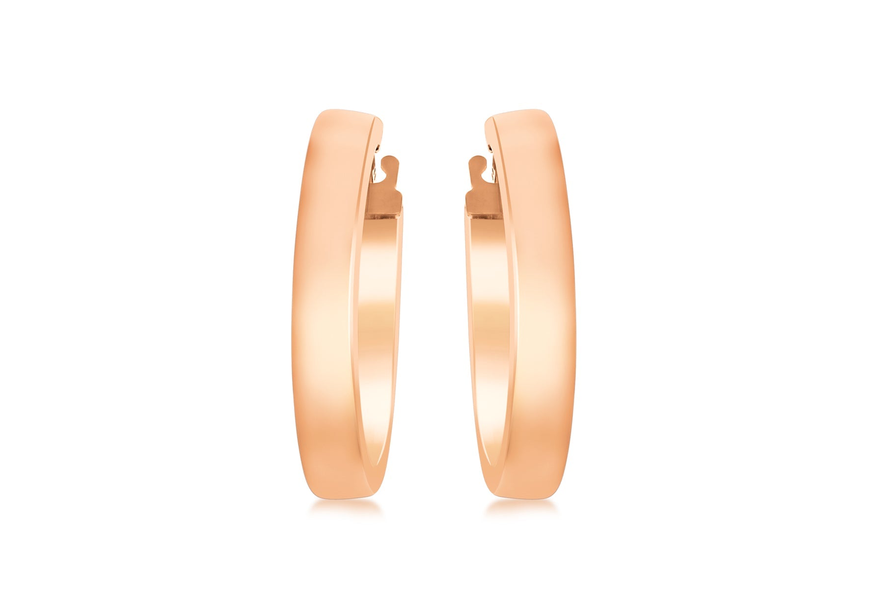 Rose Gold Hoop Earrings