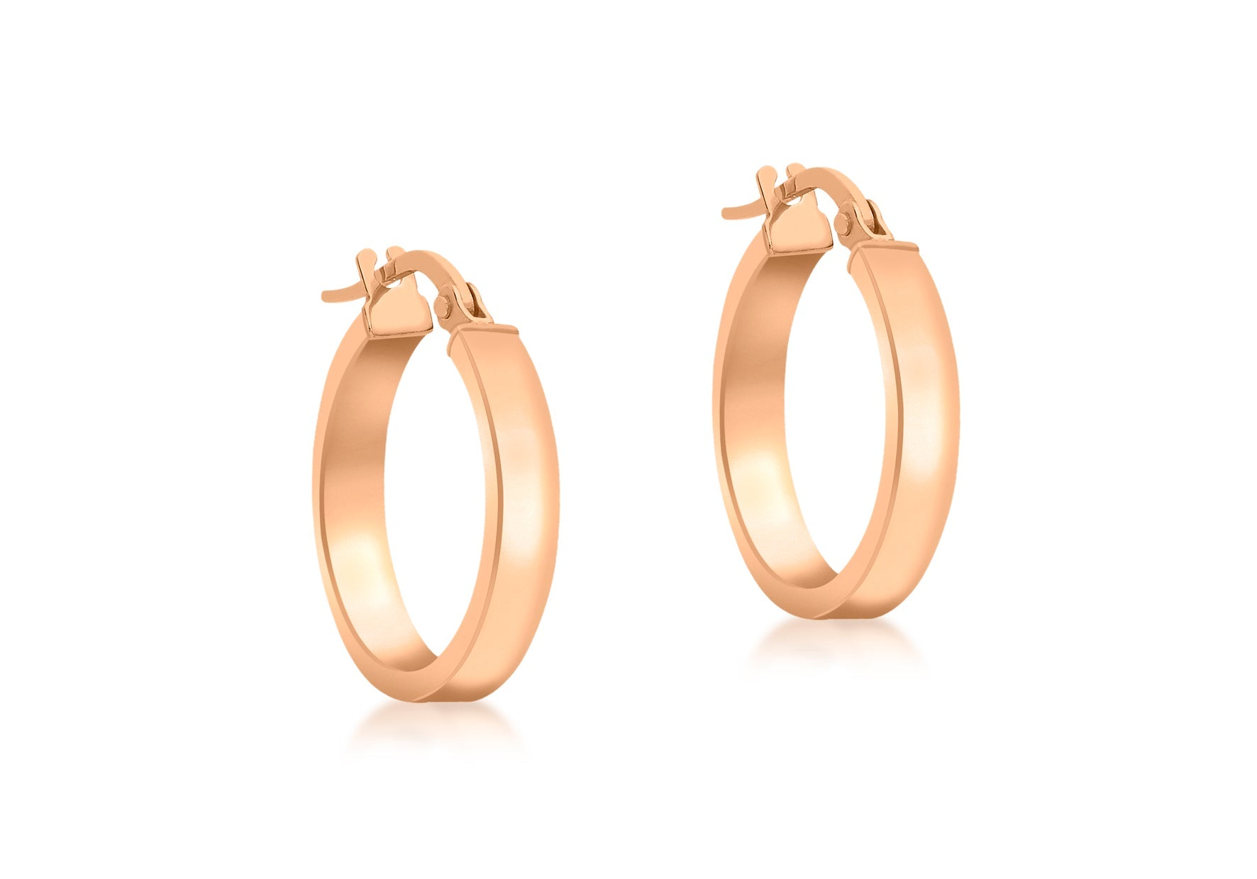 Rose Gold Hoop Earrings