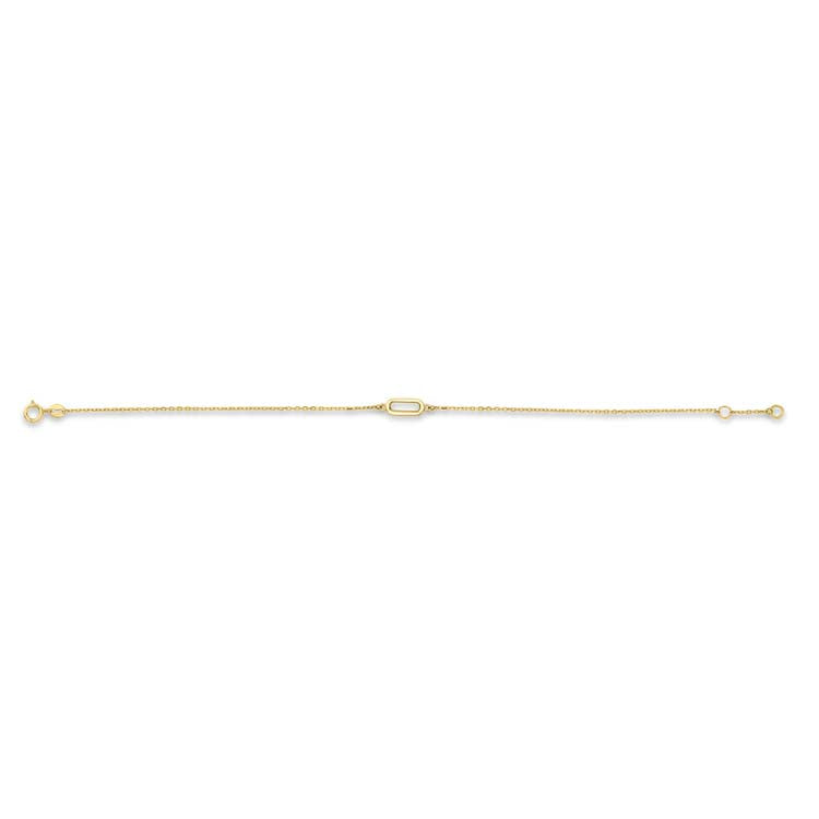 9K Yellow Gold Mop Bracelet 17-19cm | The Jewellery Boutique