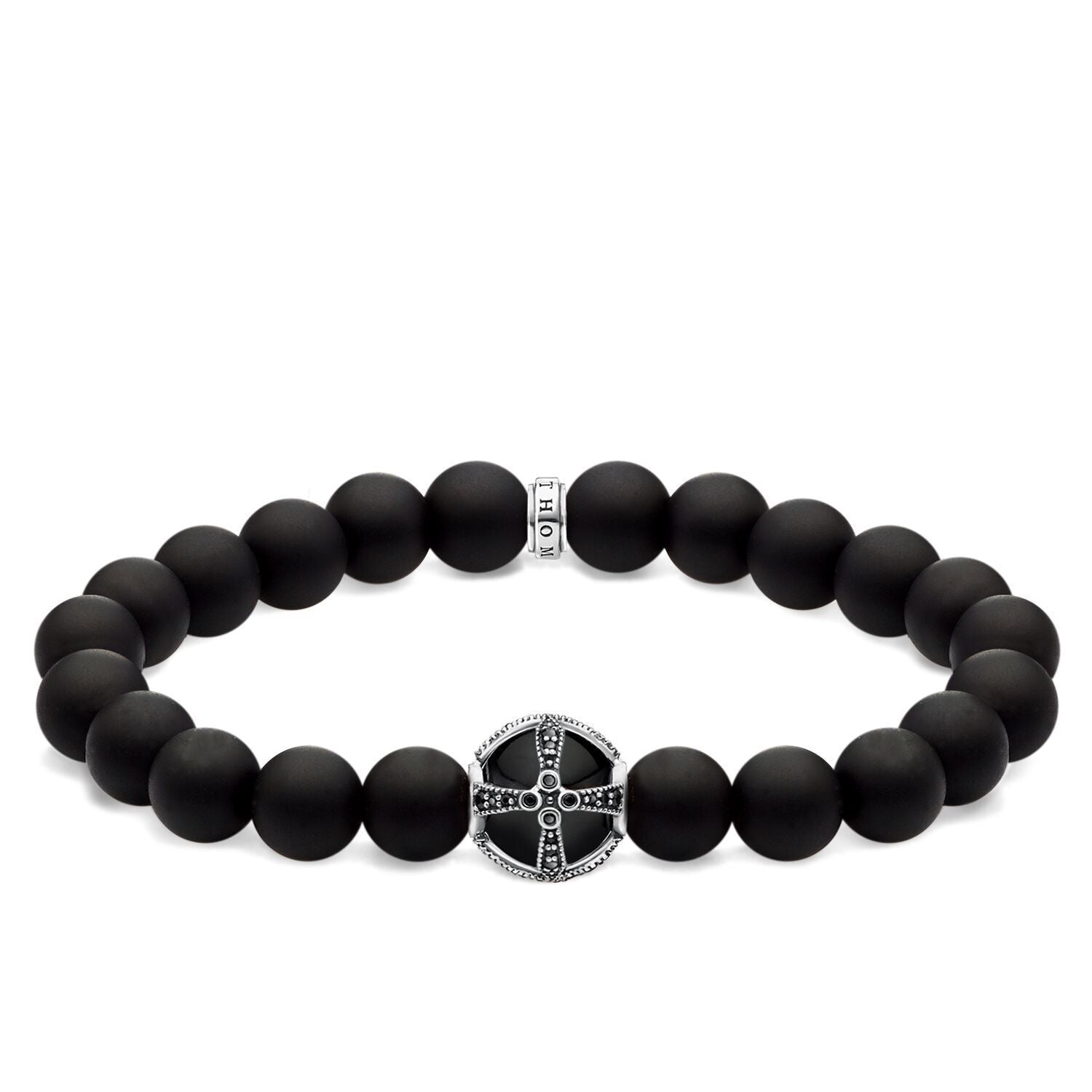 Thomas Sabo Bracelet Cross Black