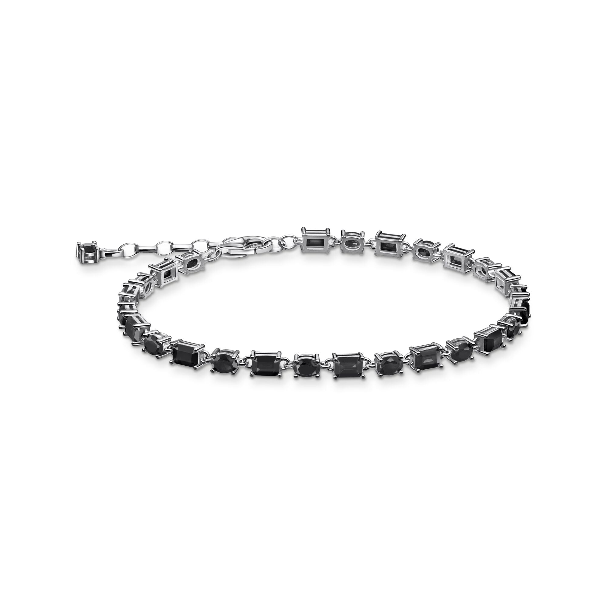 Blackened bracelet with zirconia | The Jewellery Boutique